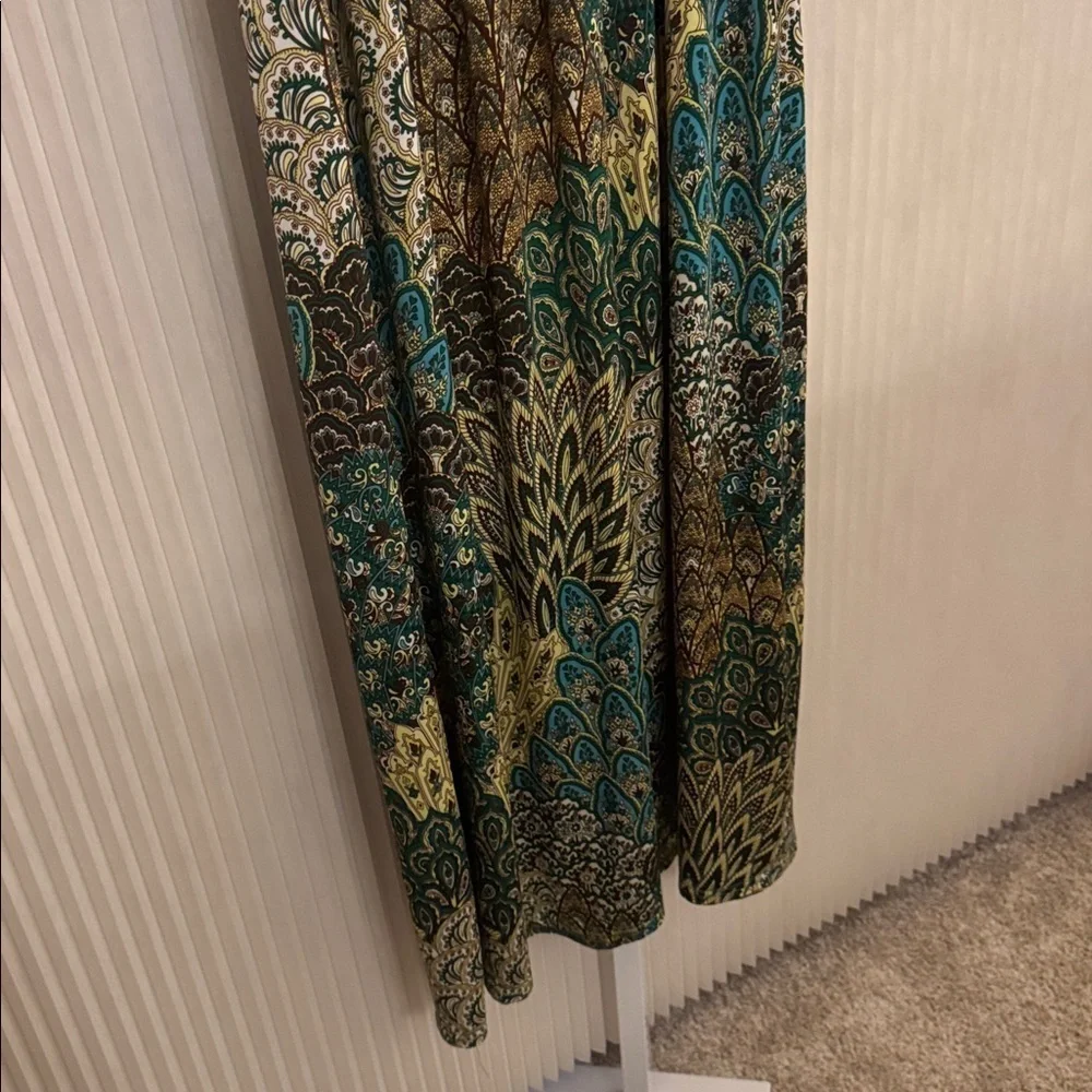 Raindrops by Papillon Bohemian Maxi Dress XL EUC - Picture 2 of 5